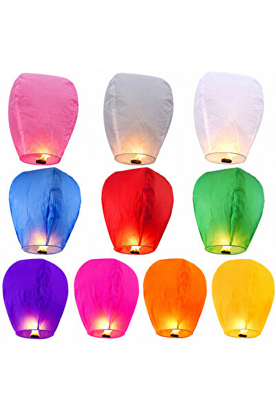 The Hub Lampion Zburător Biodegradabil din Hârtie, Lansare cu Aer Cald, pentr...