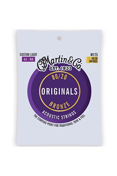 Generic Brand Strings M175 Original 80-20 Bronze Acoustic Guitar Custom Light...