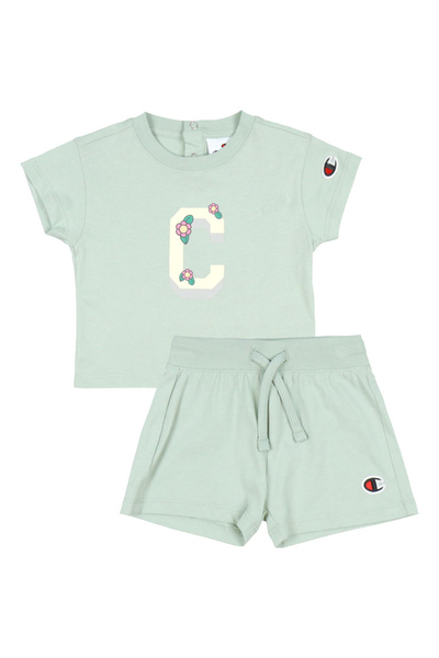 Champion طقم تي شيرت وشورت للأطفال 405117-GS129