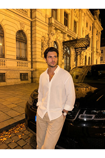 BASEL.CO Zra Model Oversize Shirt - 100% Cotton % Fresh