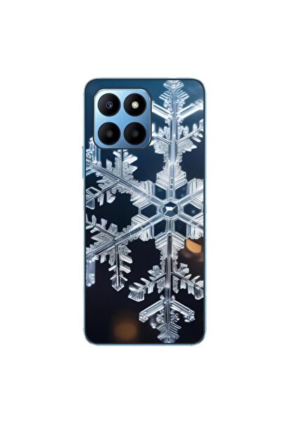 OEM Husa compatibila cu Honor 70 Lite Silicon Gel Tpu Model Big Snowflake