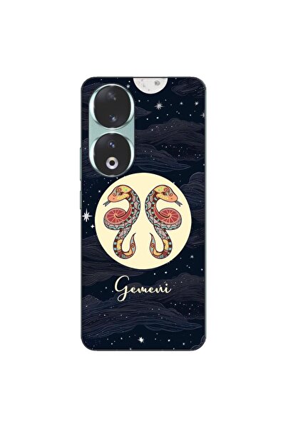OEM Case compatible with Honor 90 5G Silicone Gel Tpu Pattern Horoscope Gemini