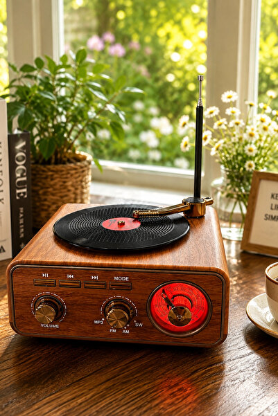 Blackbird Game Center Meier MD-1317BT Nostaljik Görünümlü Bluetooth Hoparlör ...