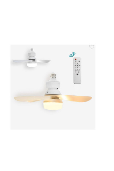 BFDS HOME Ventilator de Tavan Lustra cu Elice & Telecomanda 30W - Avec