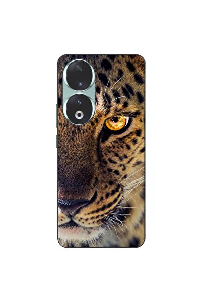OEM Θήκη συμβατή με Honor 90 5G από σιλικόνη gel TPU με σχέδιο λεοπάρδαλης