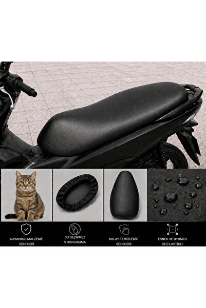 lawrenceshop Husa de protecție pentru șa motociclete Mondial 125 MG Classic, ...
