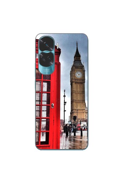 OEM Case compatible with Honor 90 Lite 5G Silicon Gel Tpu Model London