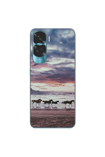 OEM Husa compatibila cu Honor 90 Lite 5G Silicon Gel Tpu Model Cai Alergand