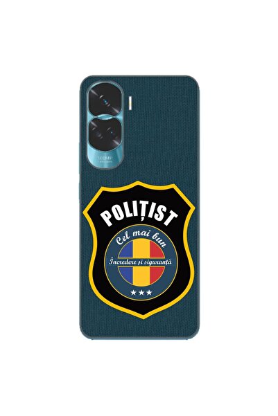 OEM Husa compatibila cu Honor 90 Lite 5G Silicon Gel Tpu Model Politist