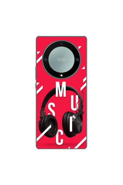 OEM Husa compatibila cu Honor Magic 5 Lite Silicon Gel Tpu Model Music Headph...
