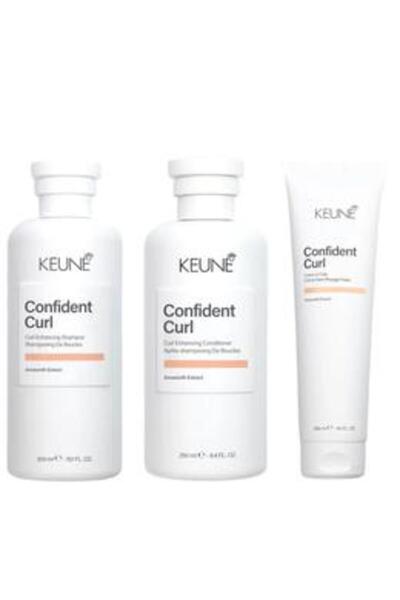 Keune Pachet pentru Par Cret - Confident Curl Curl Enhancing: Sampon 300 ml, ...