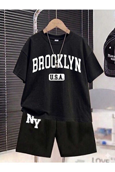 NC Nicee Clothes ΚΑΛΟΚΑΙΡΙΝΟ ΠΑΙΔΙΚΟ ΜΠΛΟΥΖΑΚΙ ΚΑΙ ΣΟΡΤΣ UNISEX (ΛΕΥΚΗ ΕΚΤΥΠΩ...