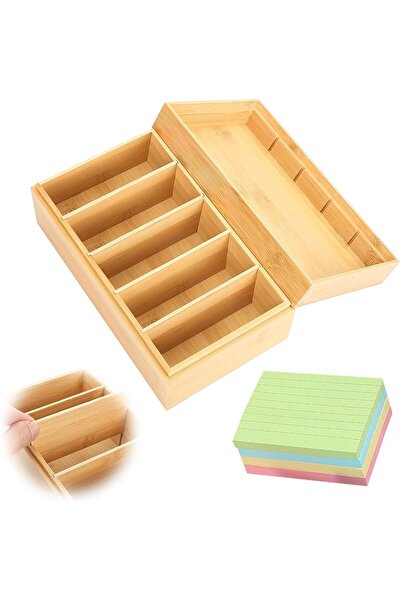 Other A7 Wooden Index Cards Box, 22 x 12.6 x 9 cm, Wooden Box with Lid, Learn...