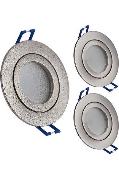 Other YanFeiYit 3 x Spoturi LED încastrate rotunde din oțel inoxidabil periat...