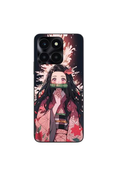 OEM Husa compatibila cu Honor X6a Silicon Gel Tpu Model Demon Slayer Nezuko