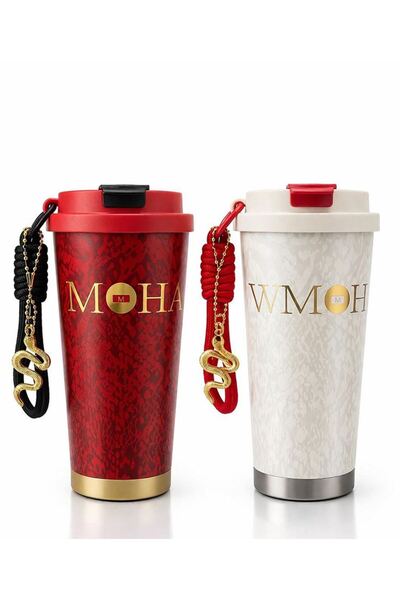 Generic Brand Luxurious Design Double Layer Vacuum Thermos Cup with Charm Detail