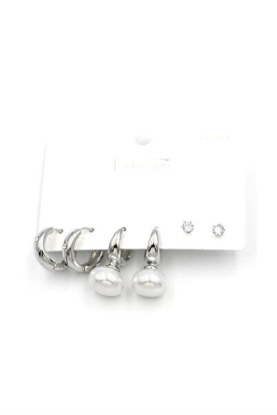 atastore2017 Multi-pearl earrings - silver