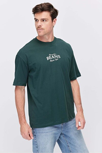PAULMARK Ανδρικό μπλουζάκι με στάμπα oversize