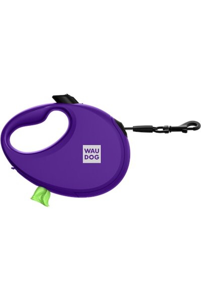 WAUDOG Lesă retractabilă pentru câini, Waudog, Recipient pentru pungi igienic...