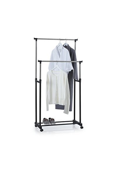 Sani Suport dublu mobil DBL pentru haine – 85.5 / 42 / 158.5 cm