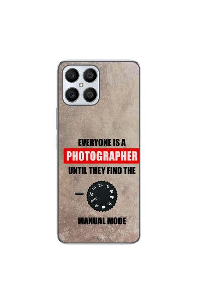 OEM Case compatible with Honor X8 Silicone Gel Tpu Photographer Model