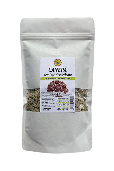 Natural Seeds Product Canepa seminte decorticate 250g