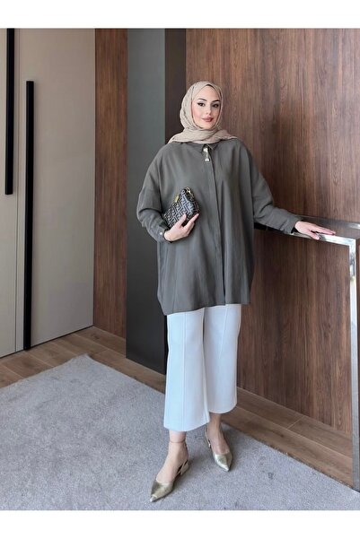 SARE BOUTIQUE Kadın Cupra Tensel Gömlek