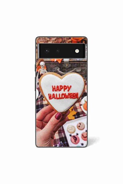 OEM Husa compatibila cu Google Pixel 6 Silicon Gel Tpu Model Happy Halloween ...