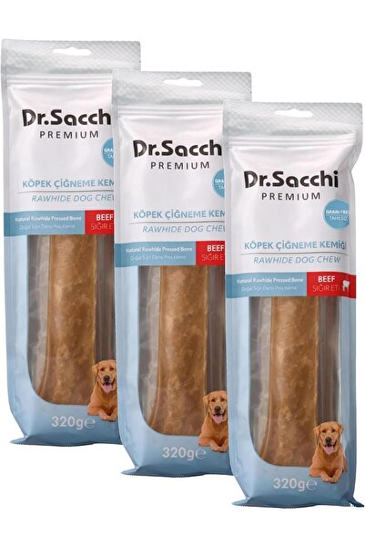 Yıldızan Dekordelisi Dr.Sacchi Premium Beef Natural Cowhide Press Bone Grain-...