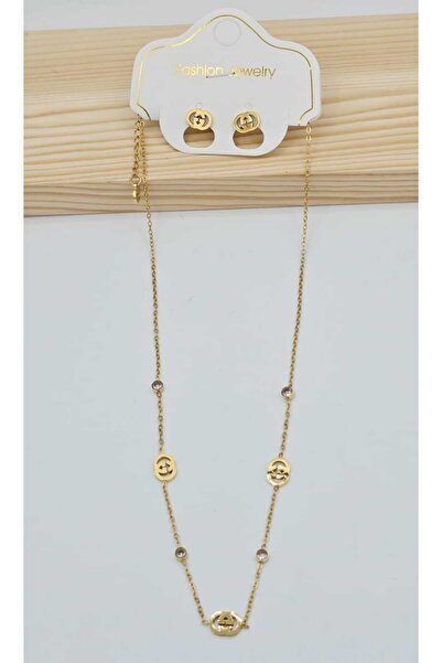 FASHİON JEWELRY قلادة بحجر كريستال أرجواني أنيق