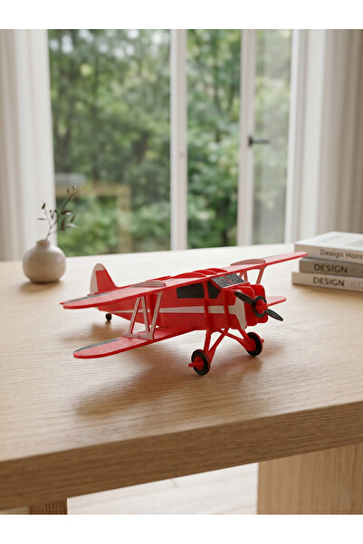 mekatris3d Mekatris Waco YKS-6 Çift Kanatlı Klasik Uçak Kendin Yap (DIY) Kit ...