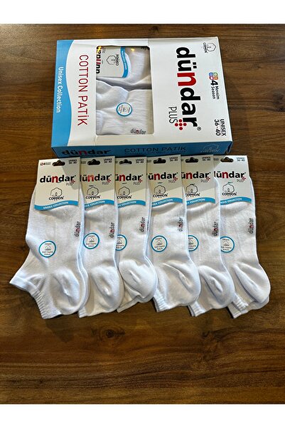 Dündar Women's Cotton Seamless Comfortable Summer Booties Socks 6-Pack