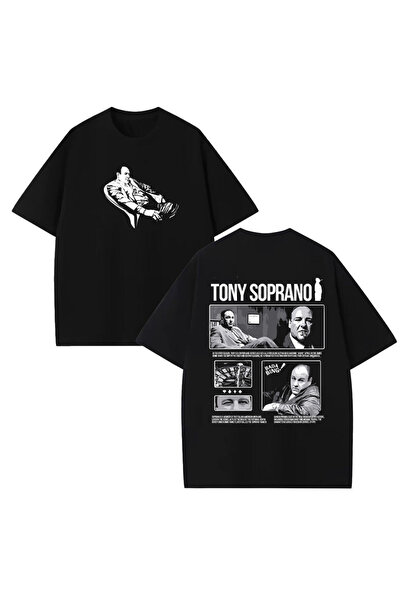 STİL-X The Sopranos Printed Unisex 100% βαμβακερό μπλουζάκι oversize