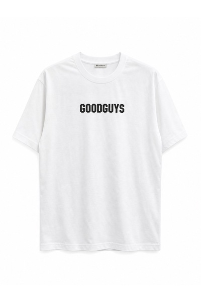 ONE Men's Graphic Tee – Bold 'GOODGUYS' Print & Relaxed Fit, Everyday Streetwear