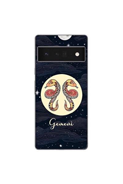OEM Калъф, съвместим с Google Pixel 6 Pro, силиконов гел TPU, с шарка Хороско...