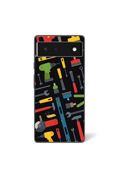 OEM Husa compatibila cu Google Pixel 6 Silicon Gel Tpu Model Unelte Pattern