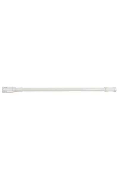 Romprofix Bara Perdea Dus Metalica - 70-120cm / Alb