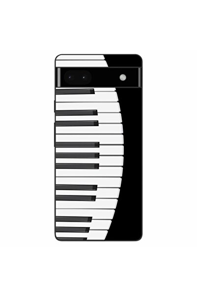 OEM Husa compatibila cu Google Pixel 6A Silicon Gel Tpu Model Piano Keys