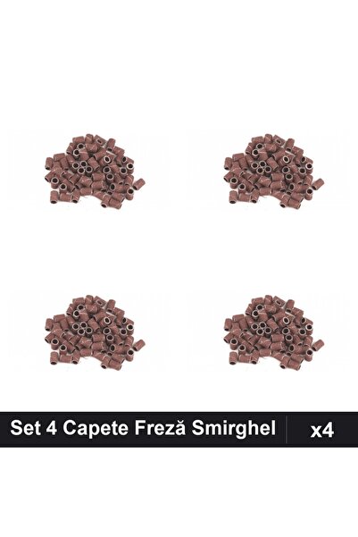NAİLS Set 4 Capete Freză Unghii, Rezerve Smirghel 180, 20 Bucăți Manichiură P...