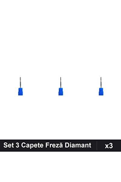 NAİLS Set 3 Capete Freză Diamant Unghii, Manichiură Profesională, Accesoriu A...