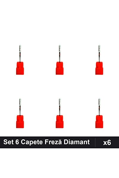 NAİLS Set 6 Capete Freză Diamant Unghii, Manichiura Profesională, Accesorii F...