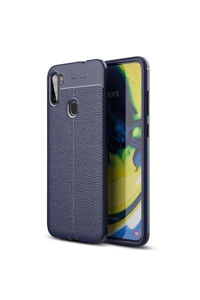 OEM Samsung Galaxy A11 Case Auto Focus Cover - Navy Blue