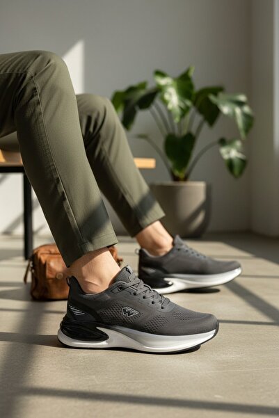 enoch Men's Comfortable Running Sports Shoes with Knitted Fabric Technology a...