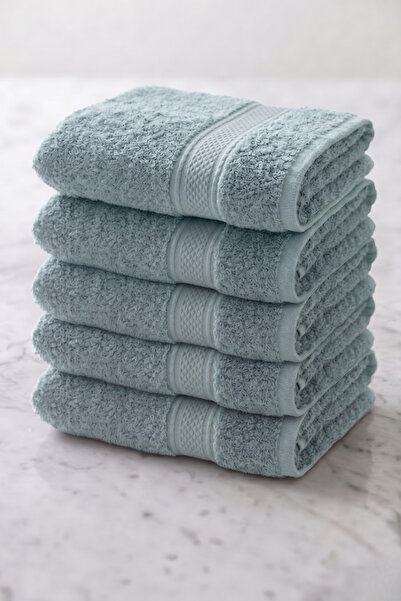 Anılsan Set de 6 prosoape Maya 50x90 cm - Mentă 100% bumbac