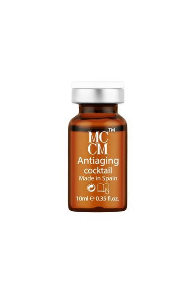 MCCM Antiaging Cocktail 10 ml Professional Antiaging Ampoule Suitable for Cos...