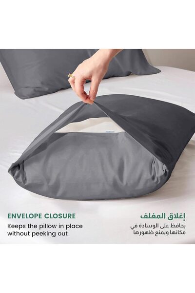 COTTON HOME Pillow Cases Pack of 2, 50x75 cm (20x30 inch) Standard Size Ultra...
