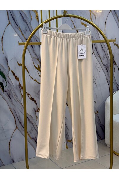 LARCH EXCLUSİVE LARCH CİMALI BOL PAÇA SCUBA KREP PANTOLON 1130