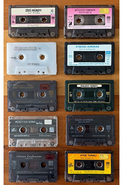 PLAKSAN 10 turkish art music cassettes (no cardboard box, only cassettes. the...