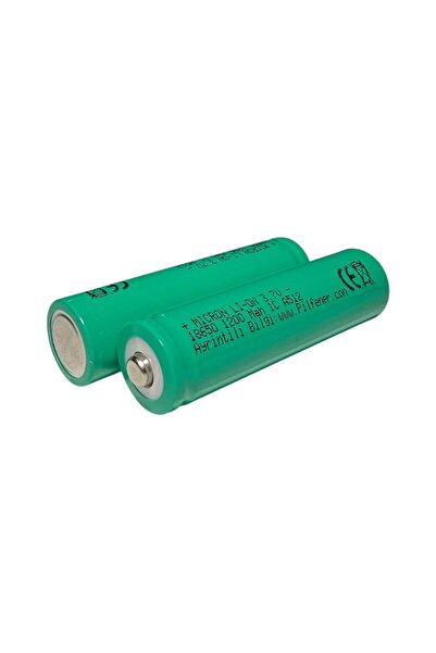 Micron 18650 Şarj Edilebilir Pil 3.7V 1200mAh Li-ion Başlı Pil (1 Adet)