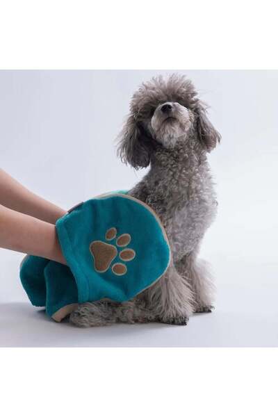 Pawstar 26041 Turquoise Pet Drying Towel